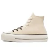 Chuck Taylor All Lift Canvas & Leder „Beige-Weiß“