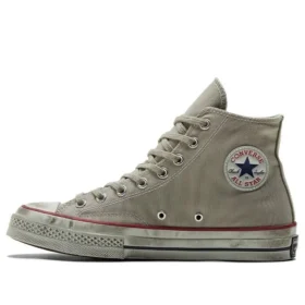 Chuck Taylor All Star 1970er Canvas-Schuhe Grau „Grey Red“