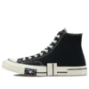 Chuck Taylor All Star 1970s High-Top-Canvas-Schuhe „Schwarz-Weiß“