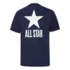 Chuck Taylor All Star Alphabet Logo Kurzarm-T-Shirt „Blau“