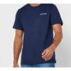Chuck Taylor All Star Alphabet Logo Kurzarm-T-Shirt „Blau“