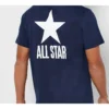 Chuck Taylor All Star Alphabet Logo Kurzarm-T-Shirt „Blau“