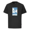 Chuck Taylor All Star bedrucktes Sport-T-Shirt mit kurzen Ärmeln „Schwarz“