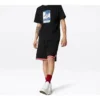 Chuck Taylor All Star bedrucktes Sport-T-Shirt mit kurzen Ärmeln „Schwarz“