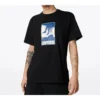 Chuck Taylor All Star bedrucktes Sport-T-Shirt mit kurzen Ärmeln „Schwarz“