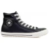 Chuck Taylor All Star Boot High Top Leder „Schwarz“