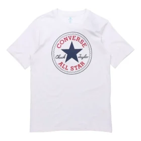 Chuck Taylor All Star Classic Rundhals-Kurzarm-Shirt „Weiß“ Chuck Taylor All Star Classic Rundhals-Kurzarm-Shirt „Weiß“