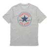 Chuck Taylor All Star Classic Rundhals-T-Shirt mit kurzen Ärmeln „Gray“