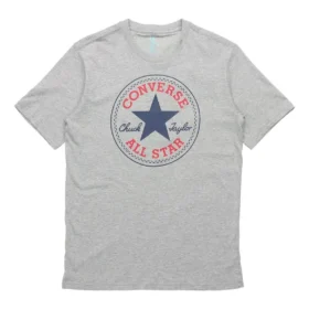 Chuck Taylor All Star Classic Rundhals-T-Shirt mit kurzen Ärmeln „Gray“ Chuck Taylor All Star Classic Rundhals-T-Shirt mit kurzen Ärmeln „Gray“