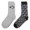 Chuck Taylor All Star Crew Socken „Schwarz Grau“