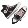 Chuck Taylor All Star Hearts „Schwarz Vintage Weiß“