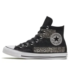 Chuck Taylor All Star High „Black Glitter“