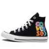 Chuck Taylor All Star High „Smiley Floral Print – Schwarz“