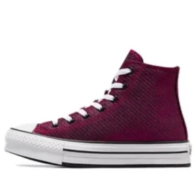 Chuck Taylor All Star High Top Lift Platform Sparkle „Prime Pink“