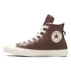 Chuck Taylor All Star Leder mit Kunstfellfutter „Dunkelbraun“