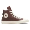 Chuck Taylor All Star Leder mit Kunstfellfutter „Dunkelbraun“
