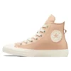 Chuck Taylor All Star Leder mit Kunstfellfutter „Pink“