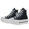 Chuck Taylor All Star Lift Double Stack Hi „Black White“
