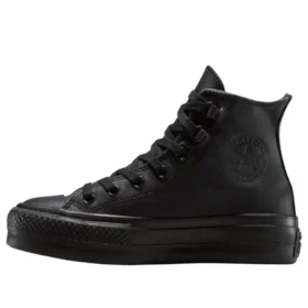 Chuck Taylor All Star Lift Leder High Top „Schwarz“
