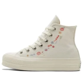 Chuck Taylor All Star Lift Platform „Embroidered Floral – Egret“