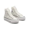 Chuck Taylor All Star Lift Platform High „Embroidered Stars – Egret“