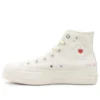 Chuck Taylor All Star Lift Platform Y2K Heart High Top „White Fever Dream“
