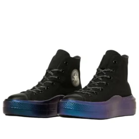 Chuck Taylor All Star Light PLTS ��� Holosole Hi „Black Aurora Black“