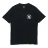 Chuck Taylor All Star Logo-Print Rundhals-Sport-T-Shirt mit kurzen Ärmeln „Schwarz“