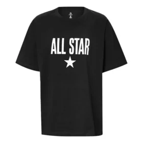 Chuck Taylor All Star Logo T-Shirt (asiatische Größen) „Schwarz/Weiß“ Chuck Taylor All Star Logo T-Shirt (asiatische Größen) „Schwarz/Weiß“