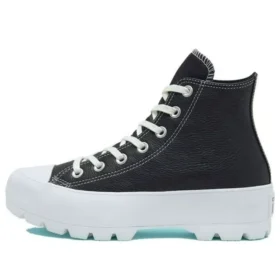 Chuck Taylor All Star Lugged Leather High „Black White“