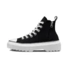 Chuck Taylor All Star Lugged Lift Platform High „Schwarz Weiß“