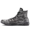 Chuck Taylor All Star Luxe Leather „Schwarz Grau Silber“