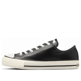Chuck Taylor All Star Olivgrünes Leder Ox „Black White“