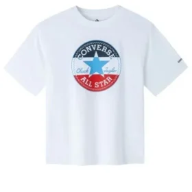 Chuck Taylor All Star Patch Standard Fit T-Shirt (asiatische Größen) „Weiß“