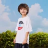 Chuck Taylor All Star Patch Standard Fit T-Shirt (asiatische Größen) „Weiß“