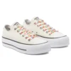 Chuck Taylor All Star Platform Low „Floral Print – Egret“