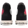 Chuck Taylor All Star Rose Embroidery Hi „Schwarz Weiß Rot“