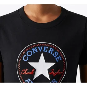 Chuck Taylor All Star Rundhals-Kurzarm-Shirt „Schwarz“ Chuck Taylor All Star Rundhals-Kurzarm-Shirt „Schwarz“
