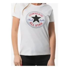Chuck Taylor All Star Rundhals-Kurzarm-Shirt „Weiß“ Chuck Taylor All Star Rundhals-Kurzarm-Shirt „Weiß“