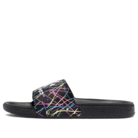 Chuck Taylor All Star Slide Paint Splatter „Schwarz-Rosa“
