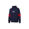Chuck Taylor All Star Sweatshirt mit Trichterkragen und Viertelreißverschluss – asiatische Größen „Marineblau“