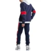 Chuck Taylor All Star Sweatshirt mit Trichterkragen und Viertelreißverschluss – asiatische Größen „Marineblau“