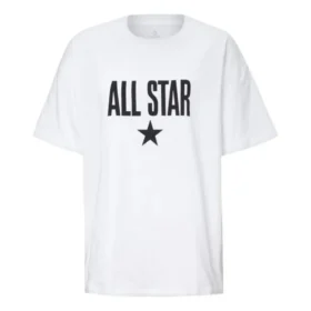 Chuck Taylor All Star T-Shirt asiatische Größen „White Black“ Chuck Taylor All Star T-Shirt asiatische Größen „White Black“