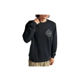 Chuck Taylor All Star Winter Art Graphic Crew Sweatshirt (asiatische Größen) „Black“ Chuck Taylor All Star Winter Art Graphic Crew Sweatshirt (asiatische Größen) „Black“