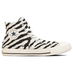 Chuck Taylor All Star Zebrafur High Top „Weiß“