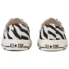 Chuck Taylor All Star Zebrafur Ox „Weiß“