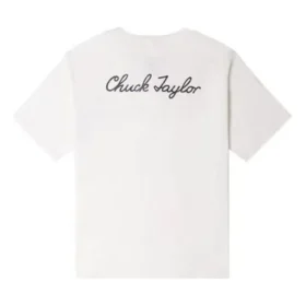 Chuck Taylor Logo Button-Up T-Shirt asiatische Größen „Weiß“ Chuck Taylor Logo Button-Up T-Shirt asiatische Größen „Weiß“