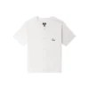 Chuck Taylor Logo Button-Up T-Shirt asiatische Größen „Weiß“