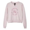 Chuck Taylor Patch Rundhals-Sweatshirt, asiatische Größen „Pink“