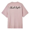 Chuck Taylor Sneaker Patch Rundhals-T-Shirt asiatische Größen „Pink“